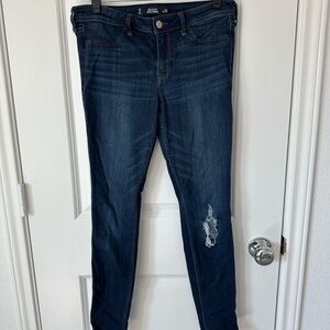 Hollister Dark Blue Skinny Jeggings